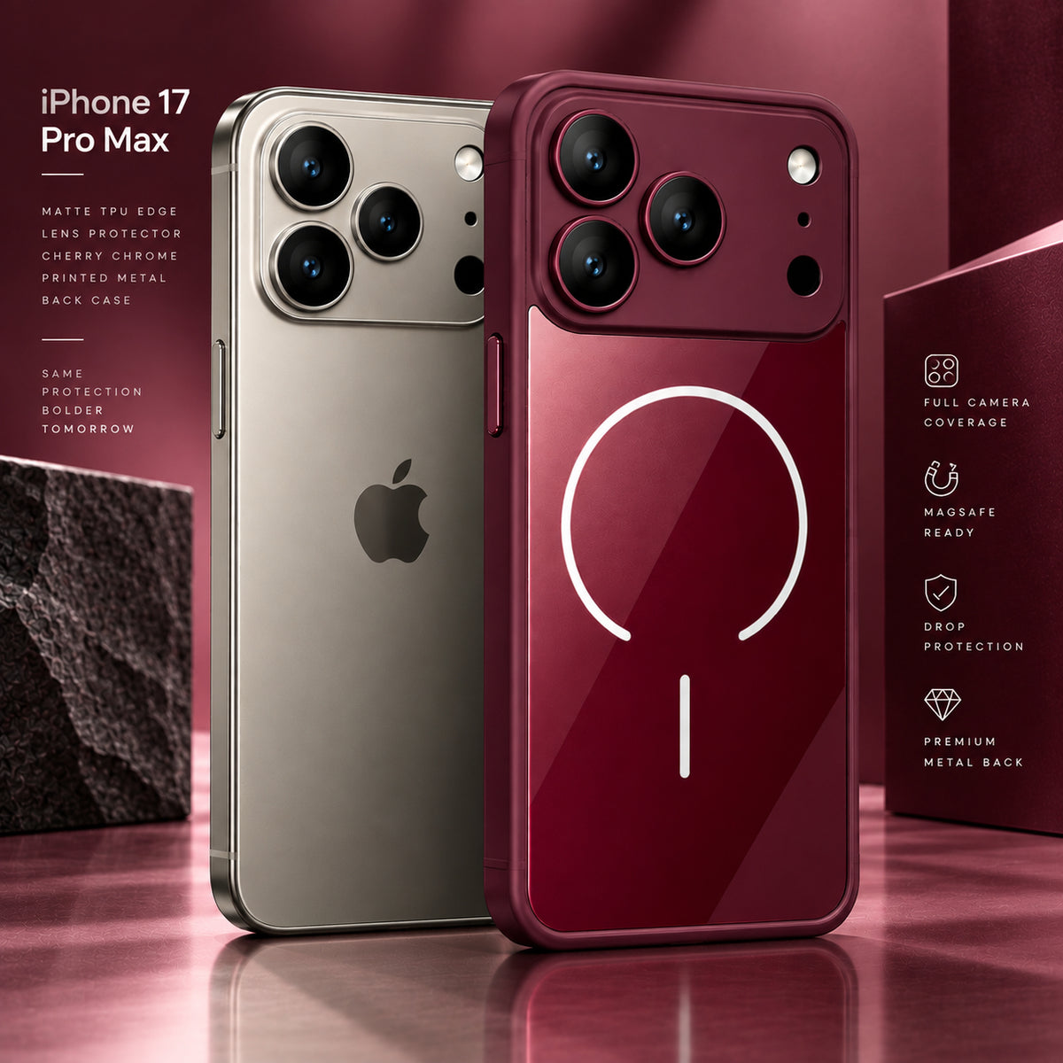 Burgundy Signature Crimson Case