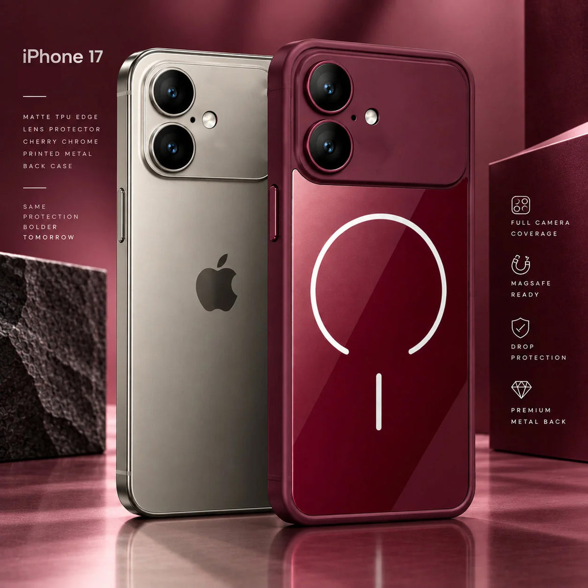 Burgundy Signature Crimson Case
