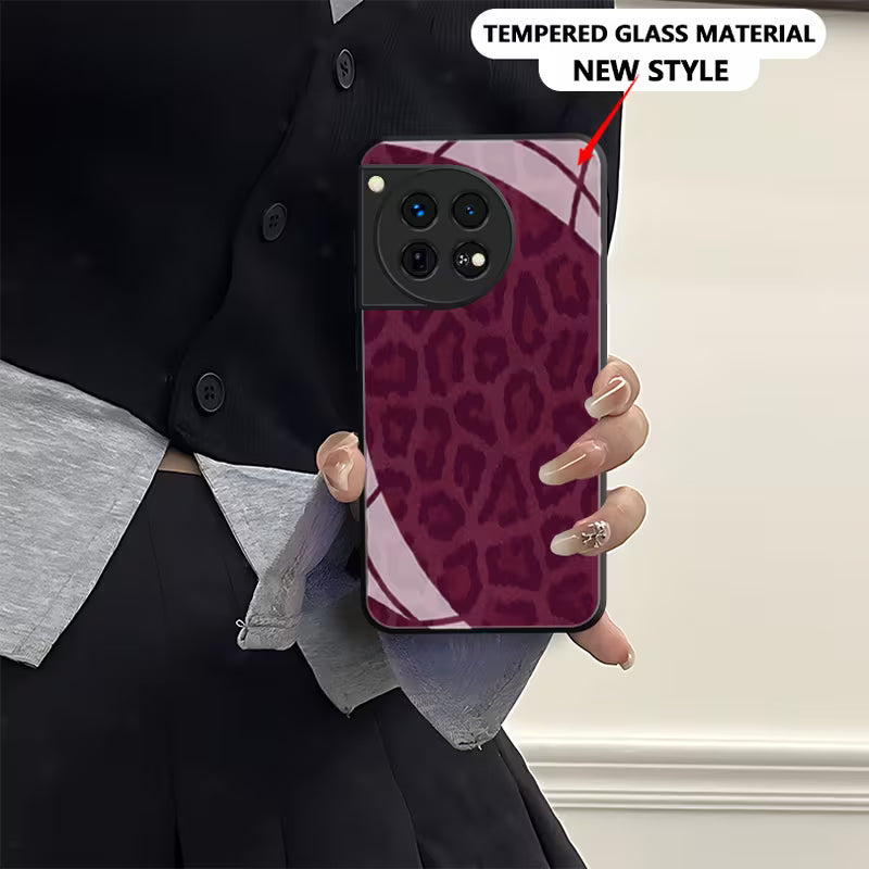 Burgundy Leopard Case