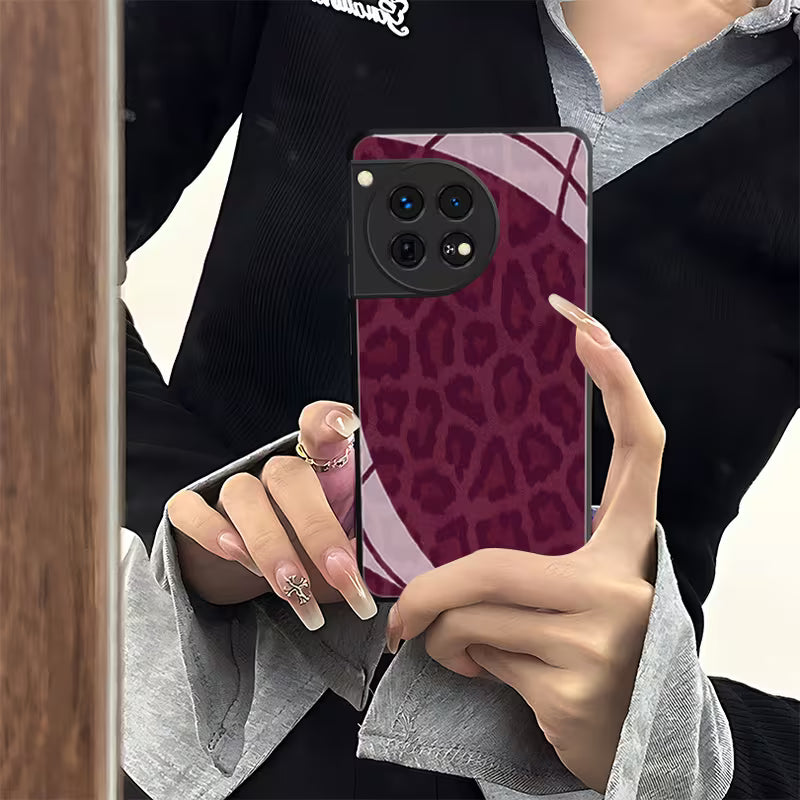 Burgundy Leopard Case