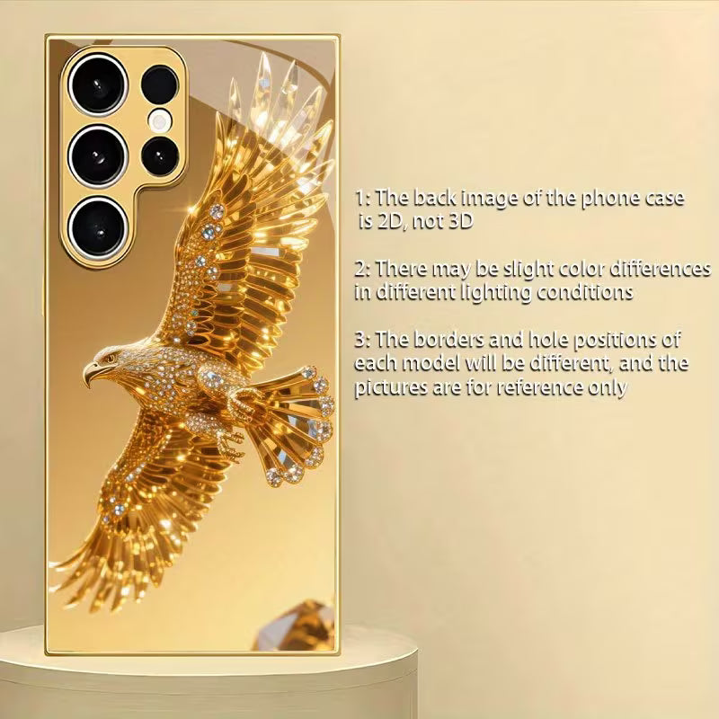 Luxe Golden Eagle Pattern Case