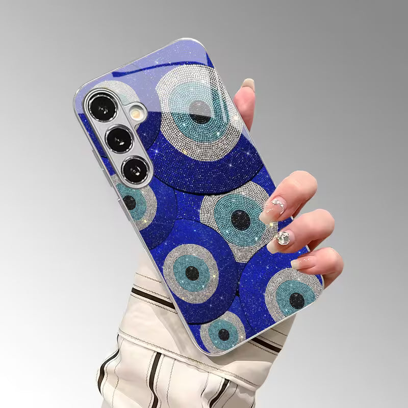 Evil Eye Rhinestone Case