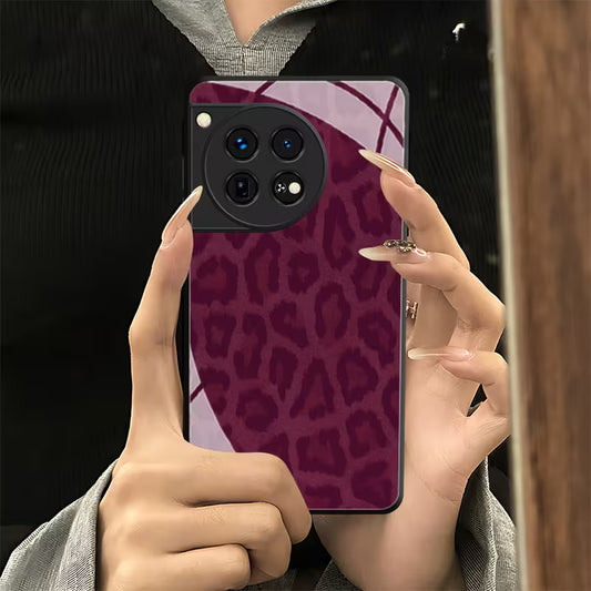Burgundy Leopard Case