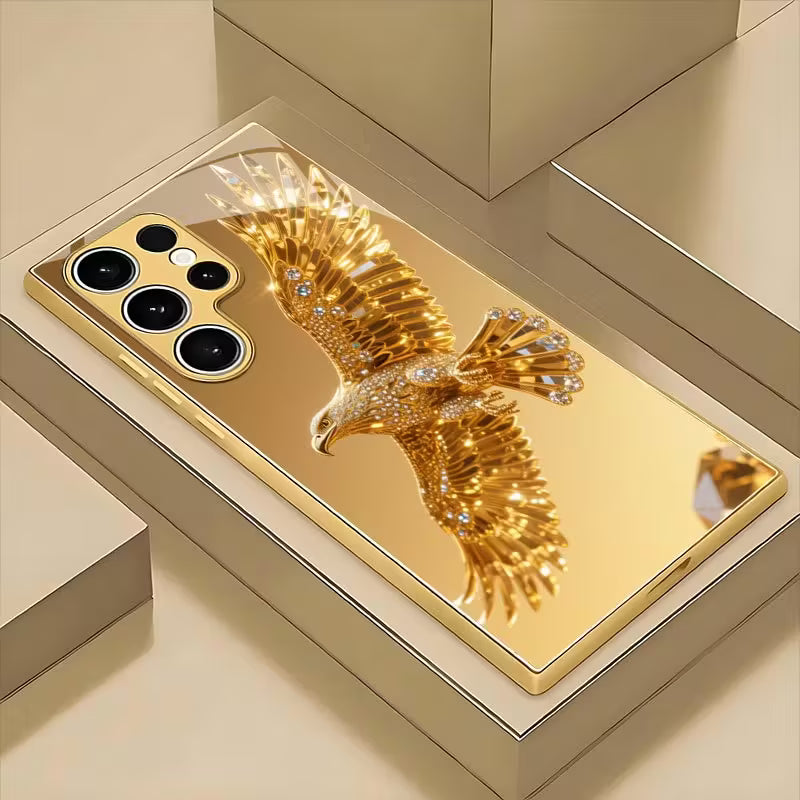 Luxe Golden Eagle Pattern Case