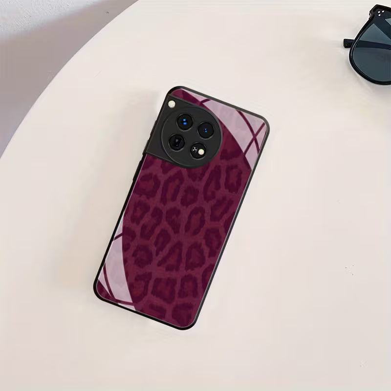 Burgundy Leopard Case