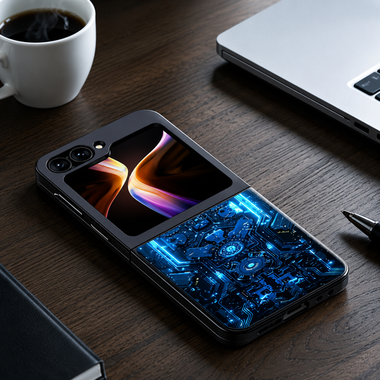 Neon Circuit Glow Case