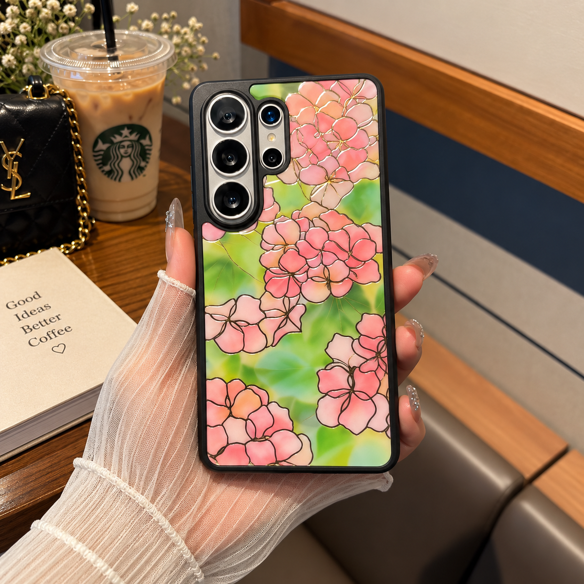 Pink Hydrangea Case
