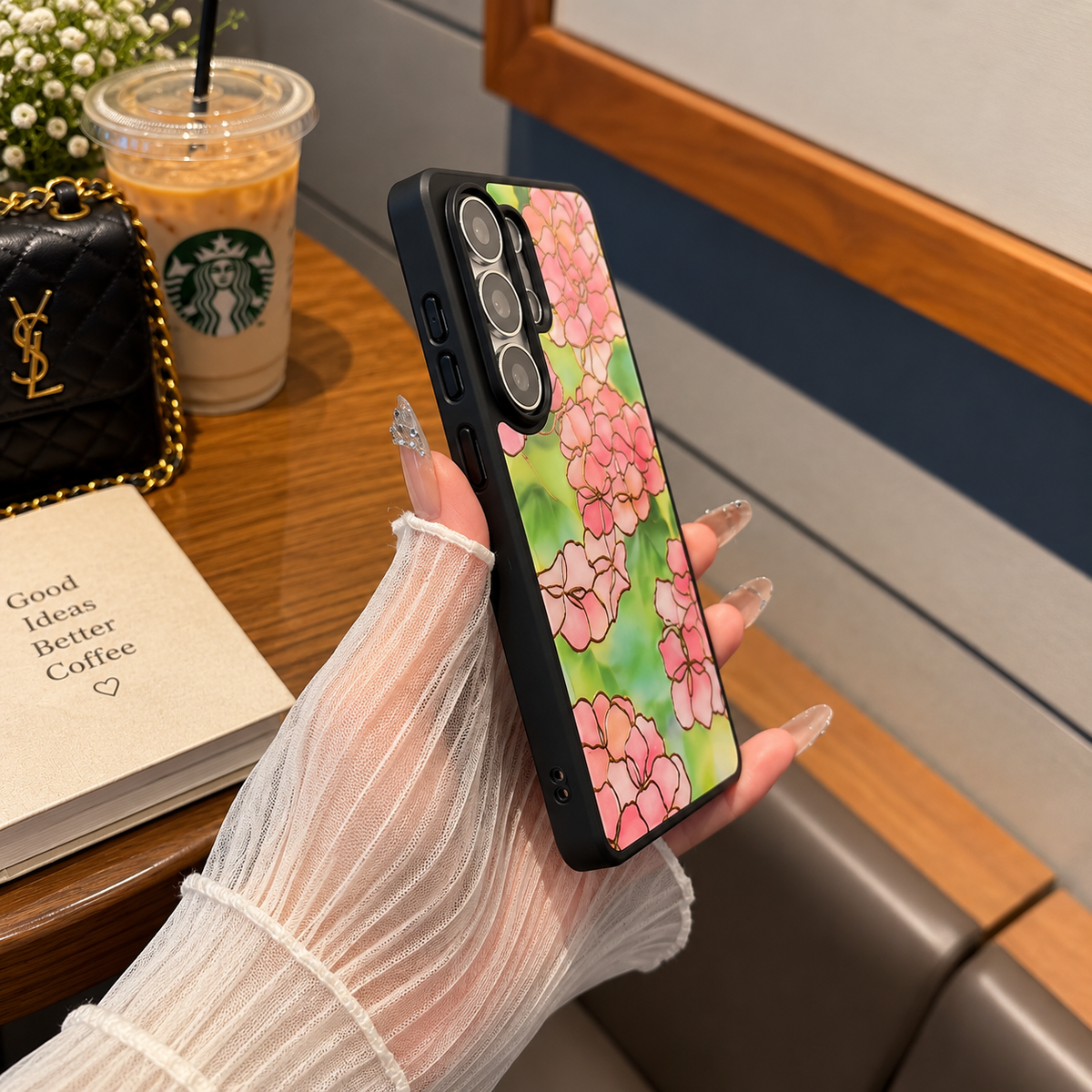 Pink Hydrangea Case