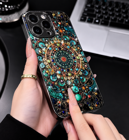 Turquoise Mandala Case