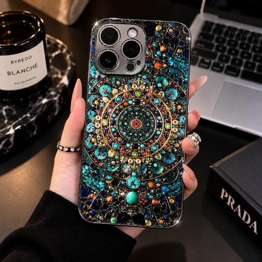Turquoise Mandala Case