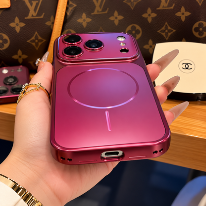 Burgundy Chrome MagSafe Case