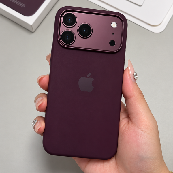Burgundy Silicone Case