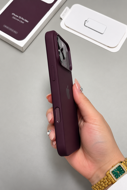 Burgundy Silicone Case