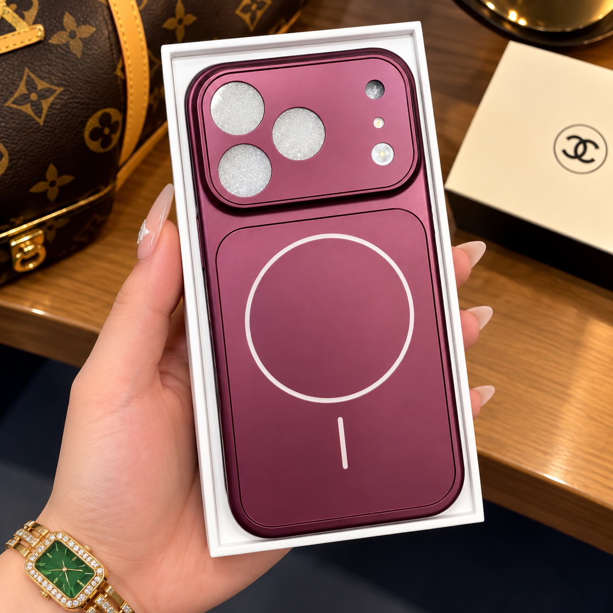 Burgundy Luxe Case