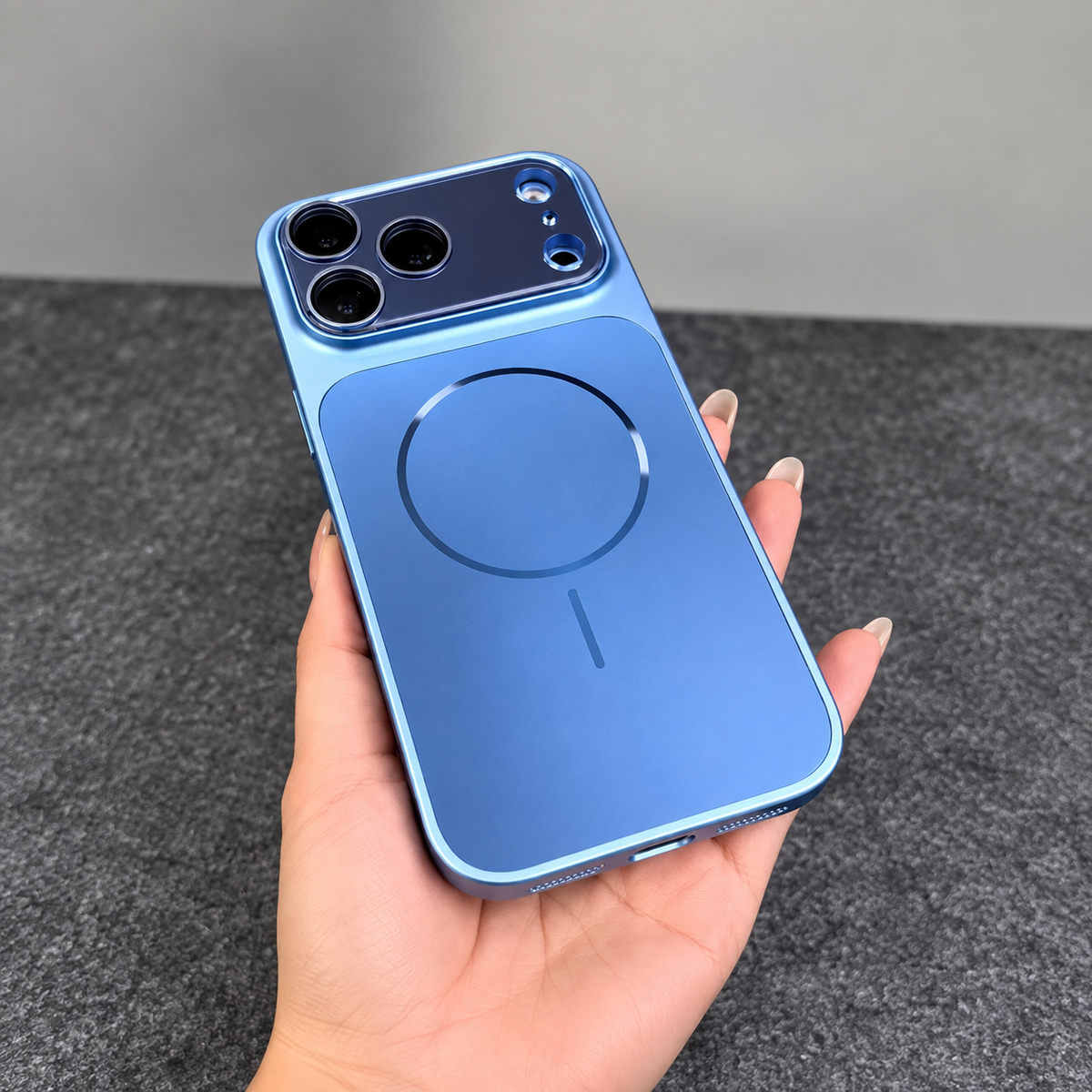 Azure Titanium MagSafe Case