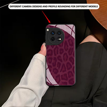 Burgundy Leopard Case