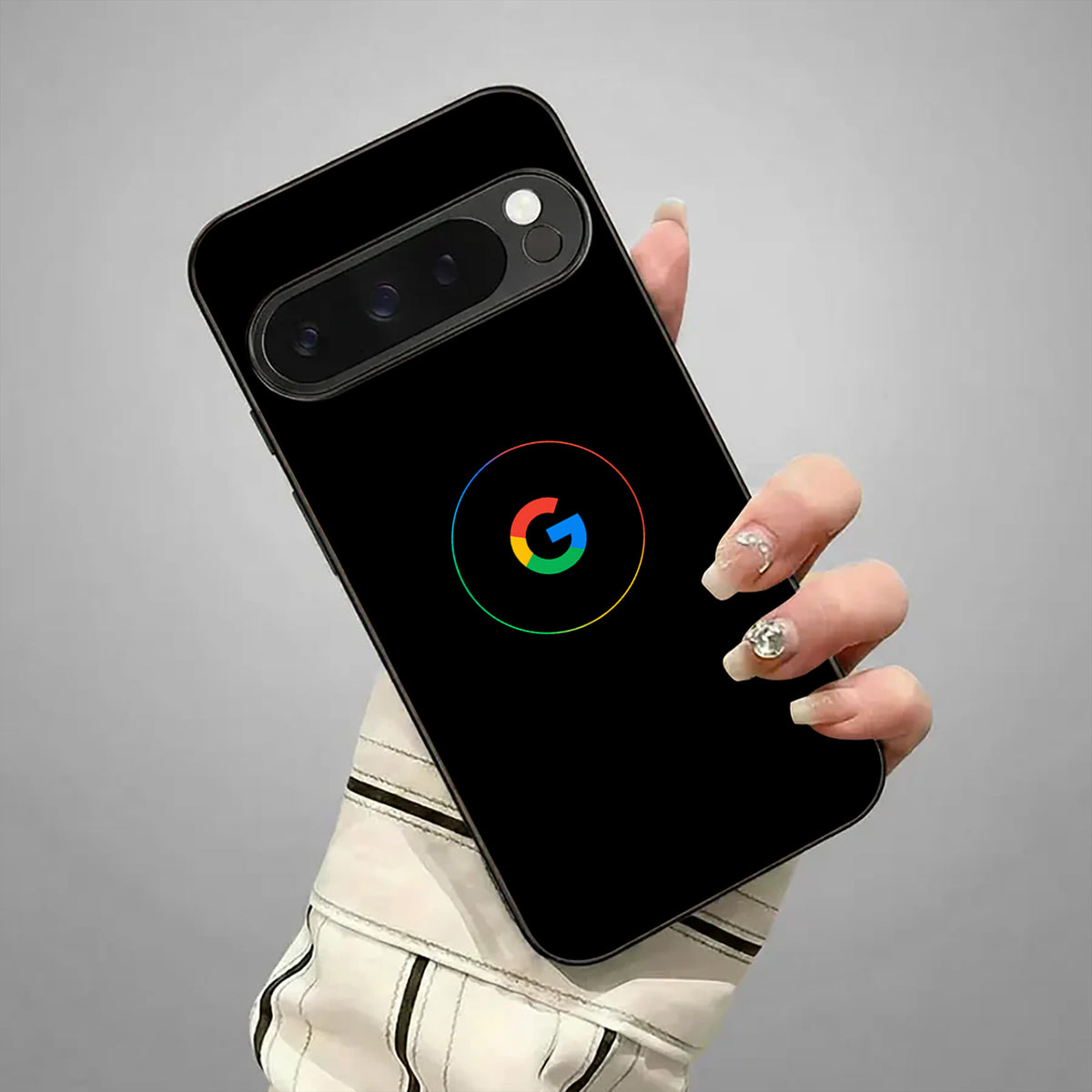 Aurora Circle Black Glossy Case