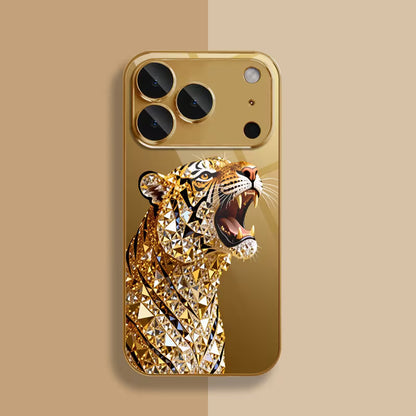 Golden Tiger Diamond Pattern Case
